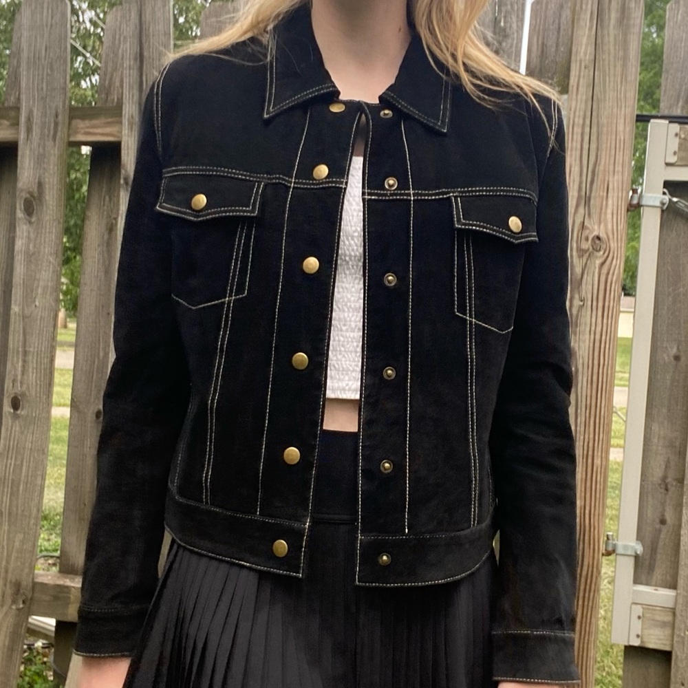 Clio leather jacket